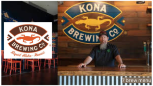 Kona Brewing Company Menu