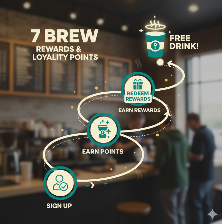 7 brew rewards 7 brews rewards how do i check my 7 brew rewards online 7 brew birthday reward 7 brew coffee rewards 7 brew rewards login how to check my 7 brew rewards online free 7 brew rewards app how do i check my 7 brew rewards